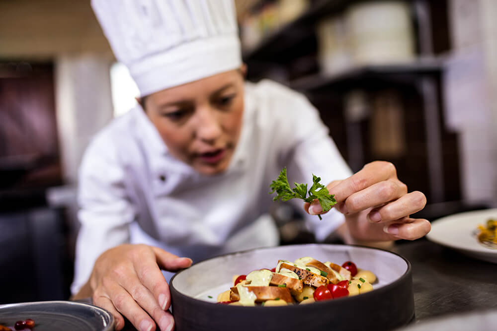 Female chef