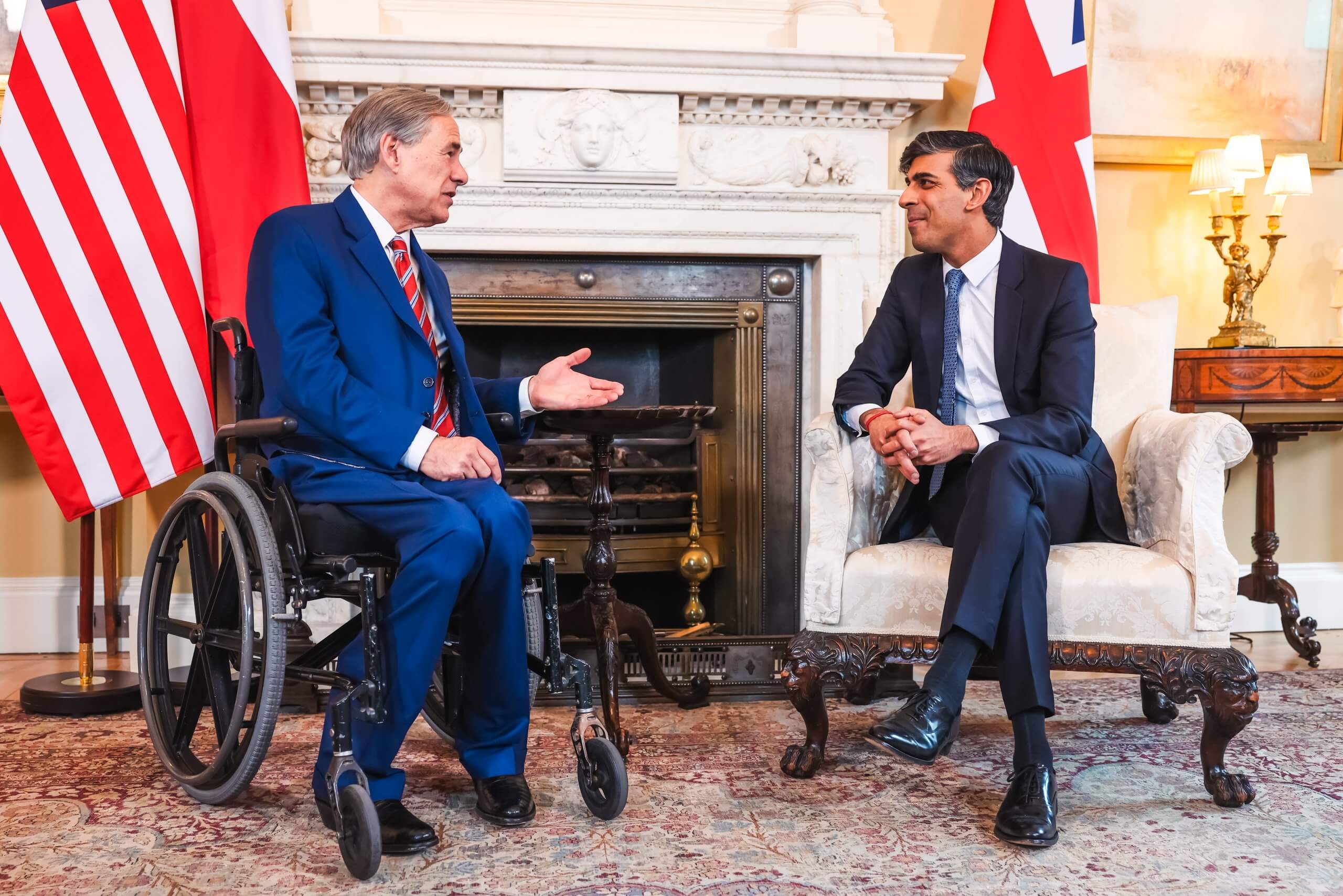 Governor Abbott and Prime Minister Rishi Sunak