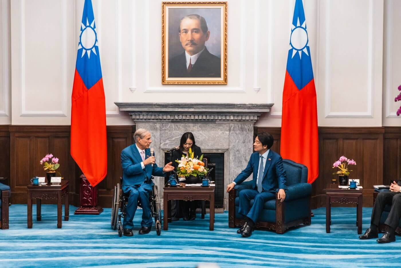 Governor Abbott and Taiwan President